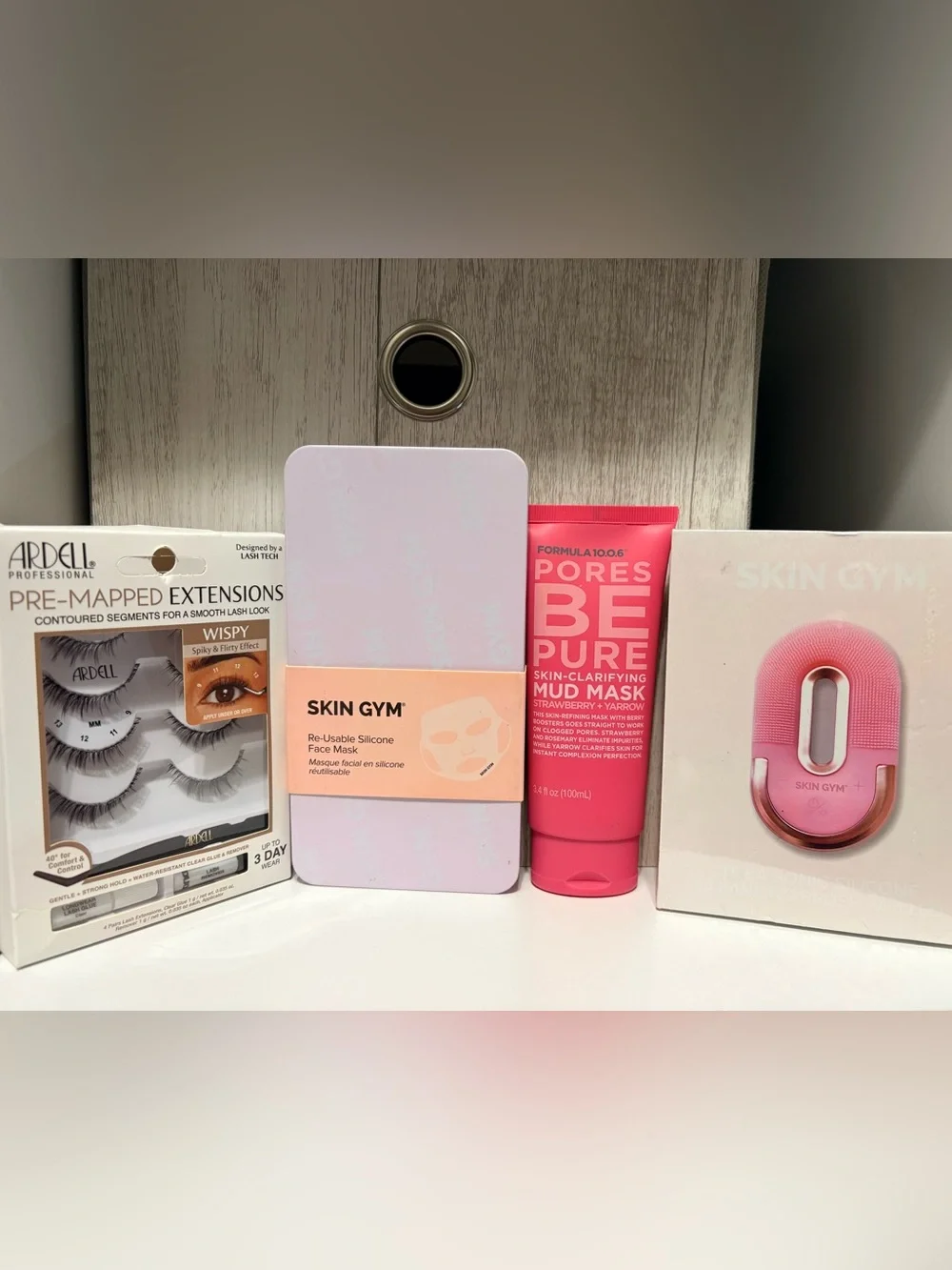 Bundle Skin gym Ardell Pores Be Pure Mud Mask Tube - Pink